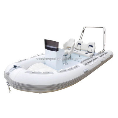 Dinghy  RIB 500 Boat Hypalon PVC Folding Aluminum bottom  RIB Boat Tender Boat for sale