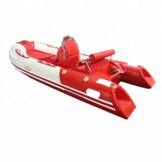 China Rib Boats Rigid Rib Fiber Glass Fishing Boat With Seat Box