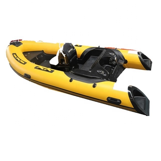 Fiberglass Semi Rigid RIB Inflatable Fishing Boats With Console