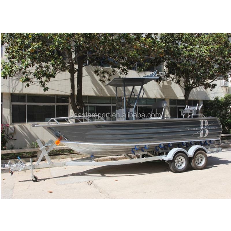 Deportstar Aluminum Patrol Outboard Motor Boat Aluminum Dinghy Boat