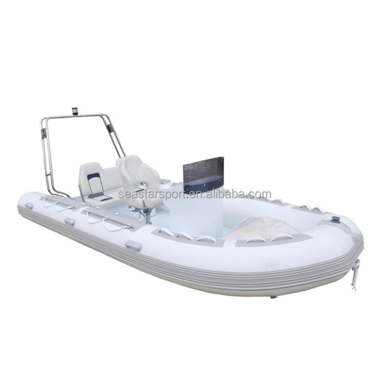 Dinghy  RIB 500 Boat Hypalon PVC Folding Aluminum bottom  RIB Boat Tender Boat for sale