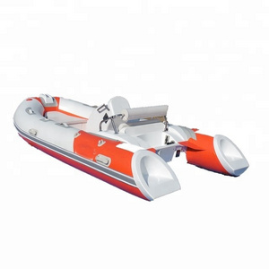 China Rib Boats Rigid Rib Fiber Glass Fishing Boat With Seat Box