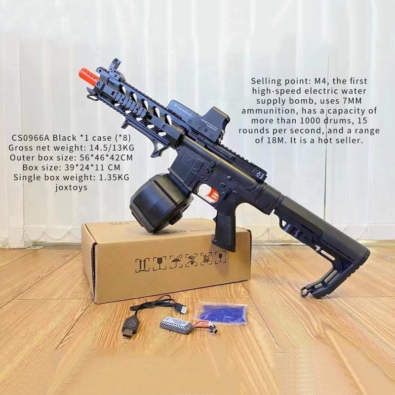 Wholesale Hot Selling M4 Toy Guns Electric Automatic Gel Ball Blaster with Large Capacity Water Beads Cool Gifts For Kids Adults