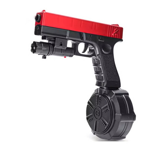 Hot Selling Collection Electric Automatic Plastic Toy Gun Pistol Red Black For Boys Play Shooting Team Game