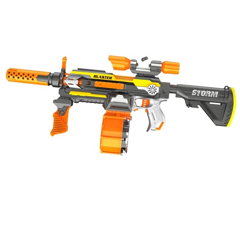 Electric Automatic M416 Soft Bullet Toy Guns For Boys Foam Blaster with NERF-Compatible Darts Gift For Children Shooting Games