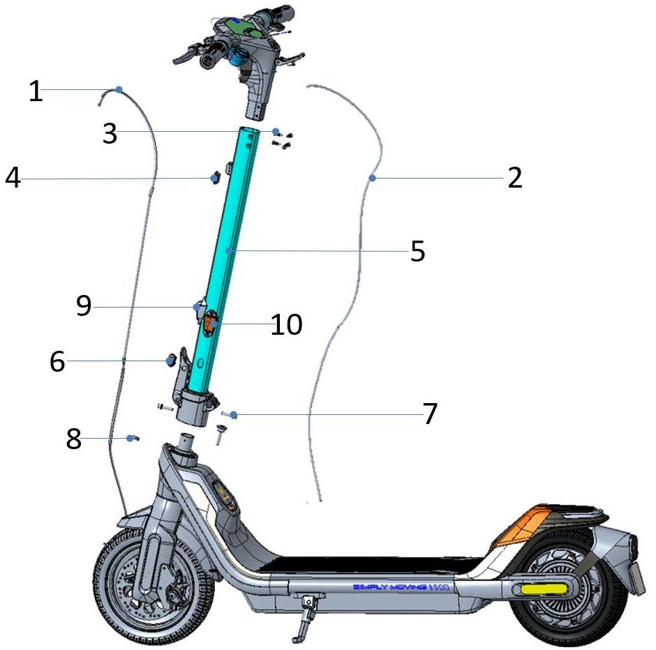 Original Spare parts of  Ninebot P65/P65E Electric Scooter Ninebot P65/P65E Spare Parts Controller tyre