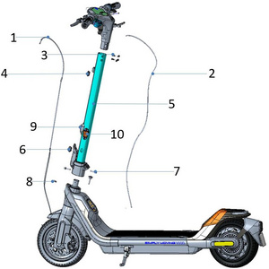 Original Spare parts of  Ninebot P65/P65E Electric Scooter Ninebot P65/P65E Spare Parts Controller tyre