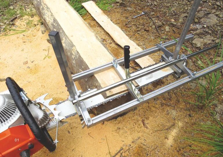 High Quality Gasoline Chainsaw Mill Wood Cutting Machine 90cm 60cm Chain Saw Mill 120cm Sawmill