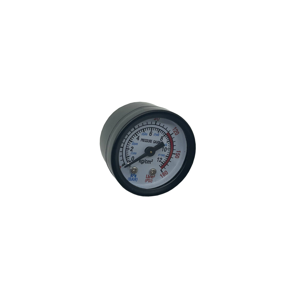 SeaSummer High Quality Air Compressors Spare Parts 40 Iron Shell electrophoresis Pressure Gauge Compresor Portatil