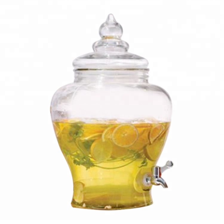 glass juicer dispenser cold drink glass beverage hot water dispenser