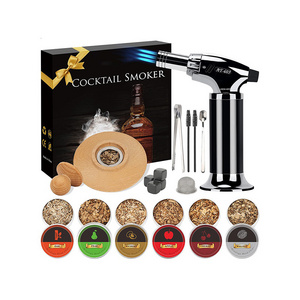 Smoked Old Fashioned Cocktail Kit Cocktail Smoker Kit with Torch for Drink Whiskey Bourbon Gifts for Men