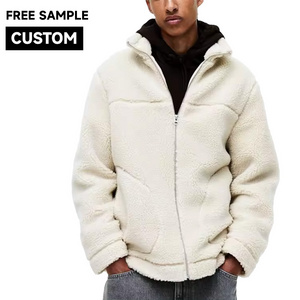 Fashion Style Custom Logo Winter Thick Warm Heavy Weight Corduroy Puffer Jacket for Men