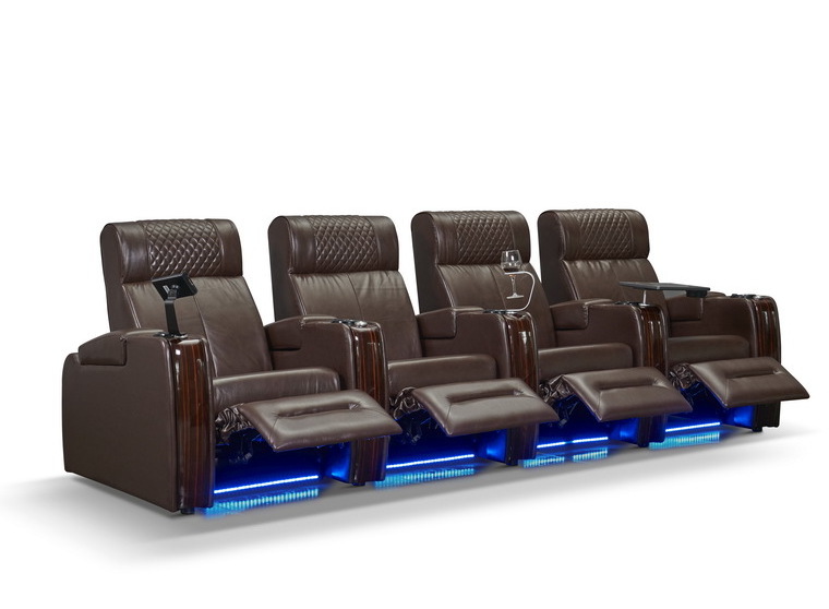 2023 Hot Sale Leather VIP Home Recliner Cinema Sofa Home Theater Sofa