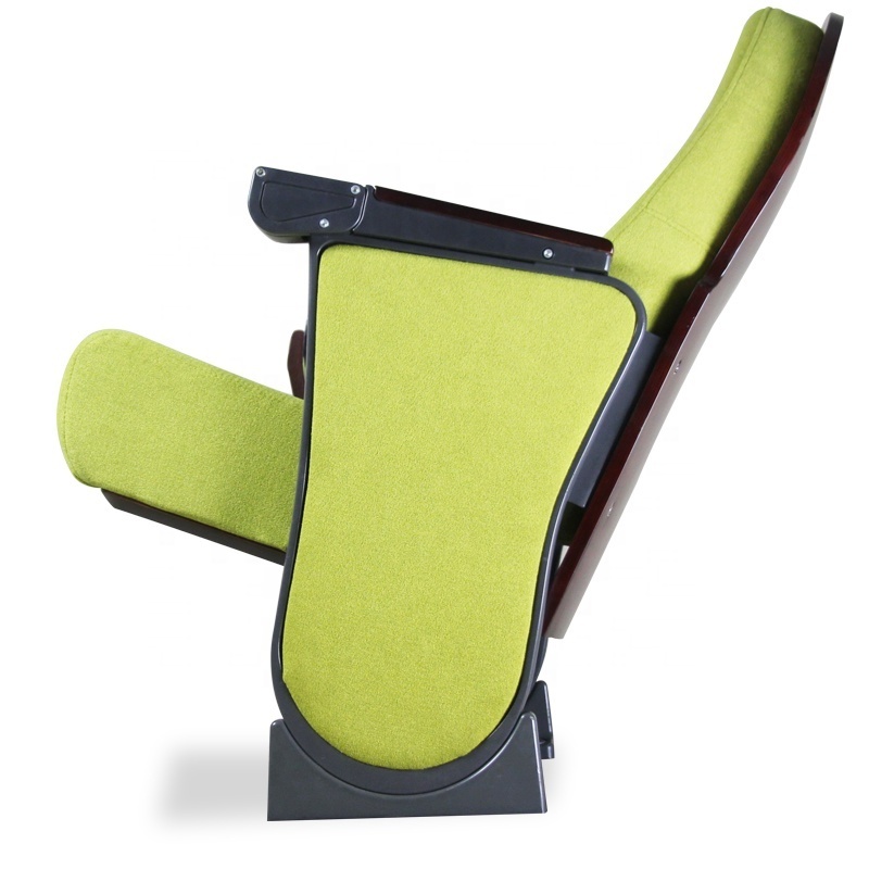 Factory Directly Comfortable VIP Theater Chair Wood Back Auditorium Chair Lecture Hall Chair With Tablet