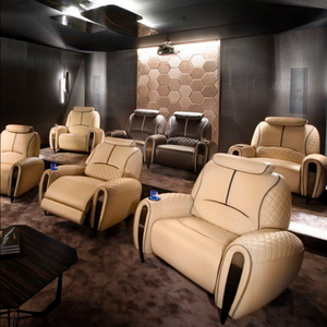 LK Latest Design Modern Theater VIP Electric Single Recliner Motorize Massage Sofa Chair