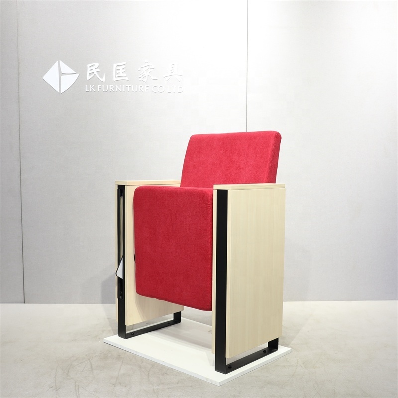 Wholesale simple design comfortable high quality conference hall auditorium chair for school