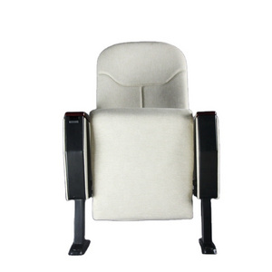 Factory Directly Middle Back Bespoke Flip-up Seat Fabric Audience Auditorium Chair