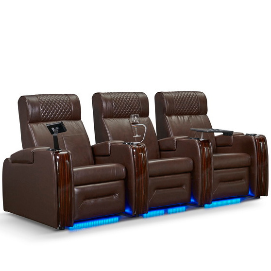 2023 Hot Sale Leather VIP Home Recliner Cinema Sofa Home Theater Sofa