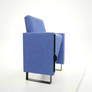 Foshan Factory Modern Design Theater Furniture Auditorium Foldable Chairs with Writing Tablet