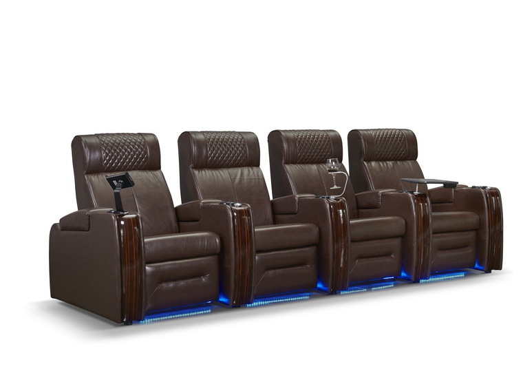 2023 Hot Sale Leather VIP Home Recliner Cinema Sofa Home Theater Sofa