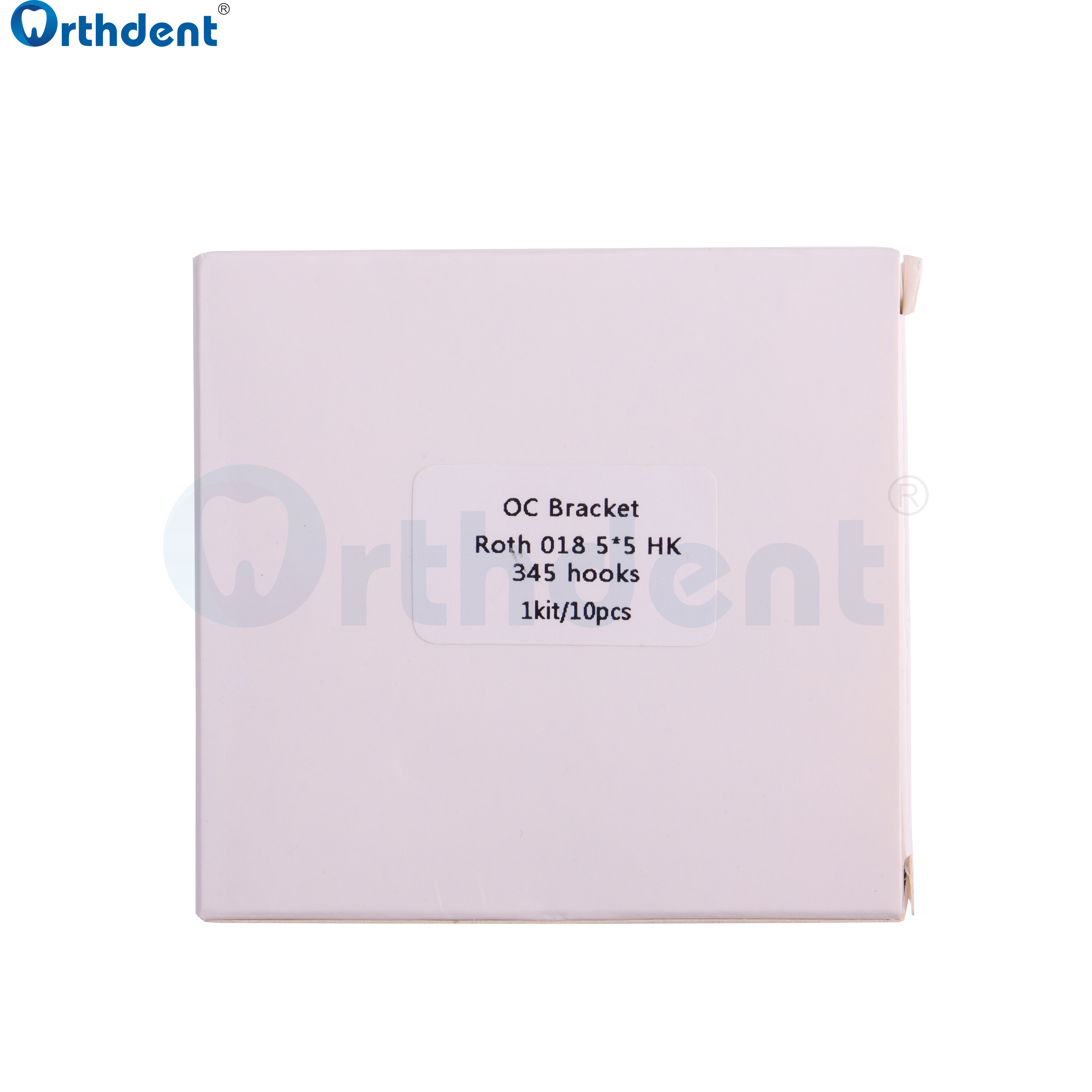 Orthdent 20Pcs/Box OC Brackets Dental Orthodontic Metal Braces MIM Mini Roth 018 3-4-5 Hooks Teeth Braces Dental Materials Lab