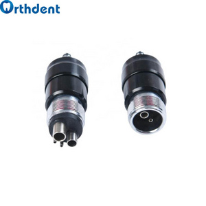 Orthdent 1Pcs Quick Coupler Connectorle Swivel Coupling Dental B2/M4 N/K Style High Speed Handpiece 2 Holes Instruments Dentist