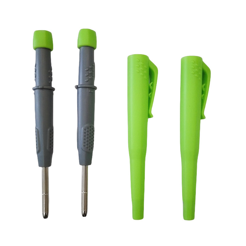 Woodworking and Marking Tools with Sheath and Sharpener 2.8mm Deep Hole Carpenter Pencil Green and Red