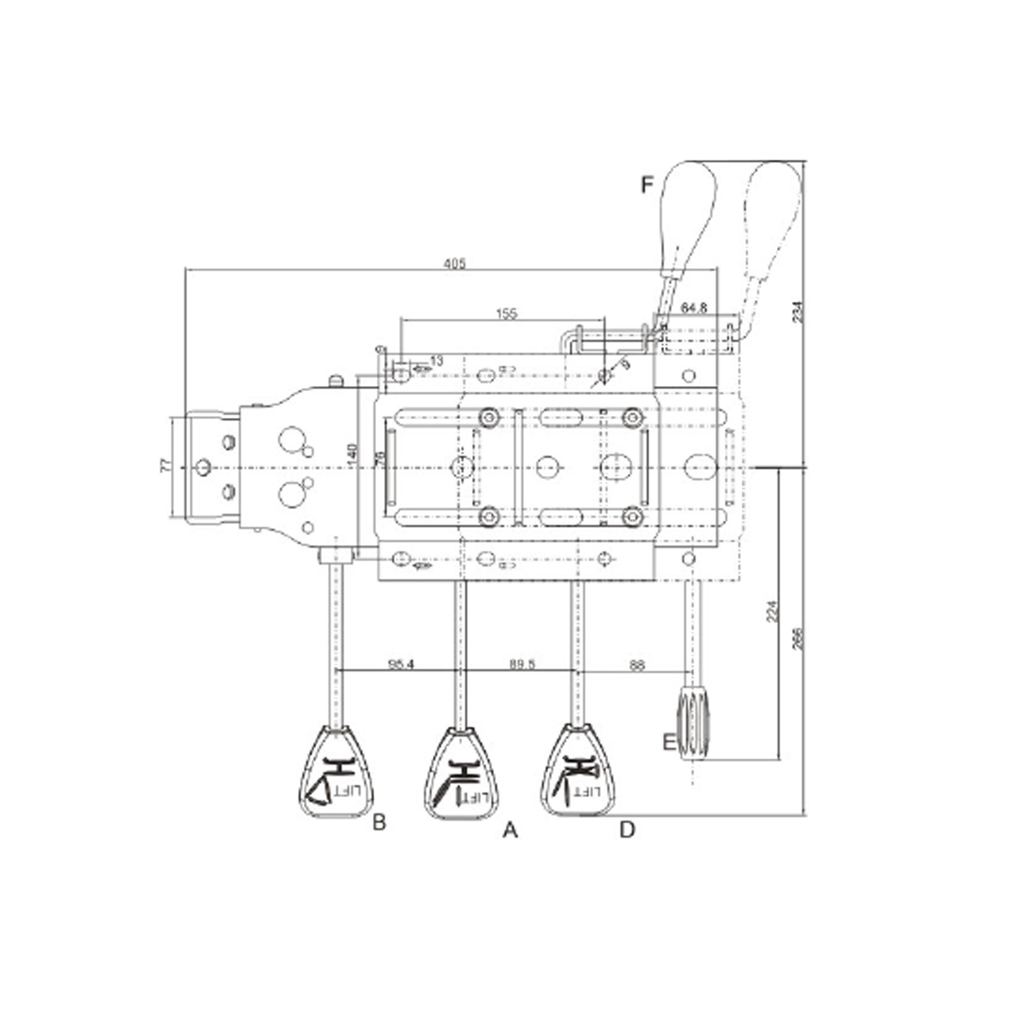 Office Chair Parts Multi-Function Mechanism with Seat Slide