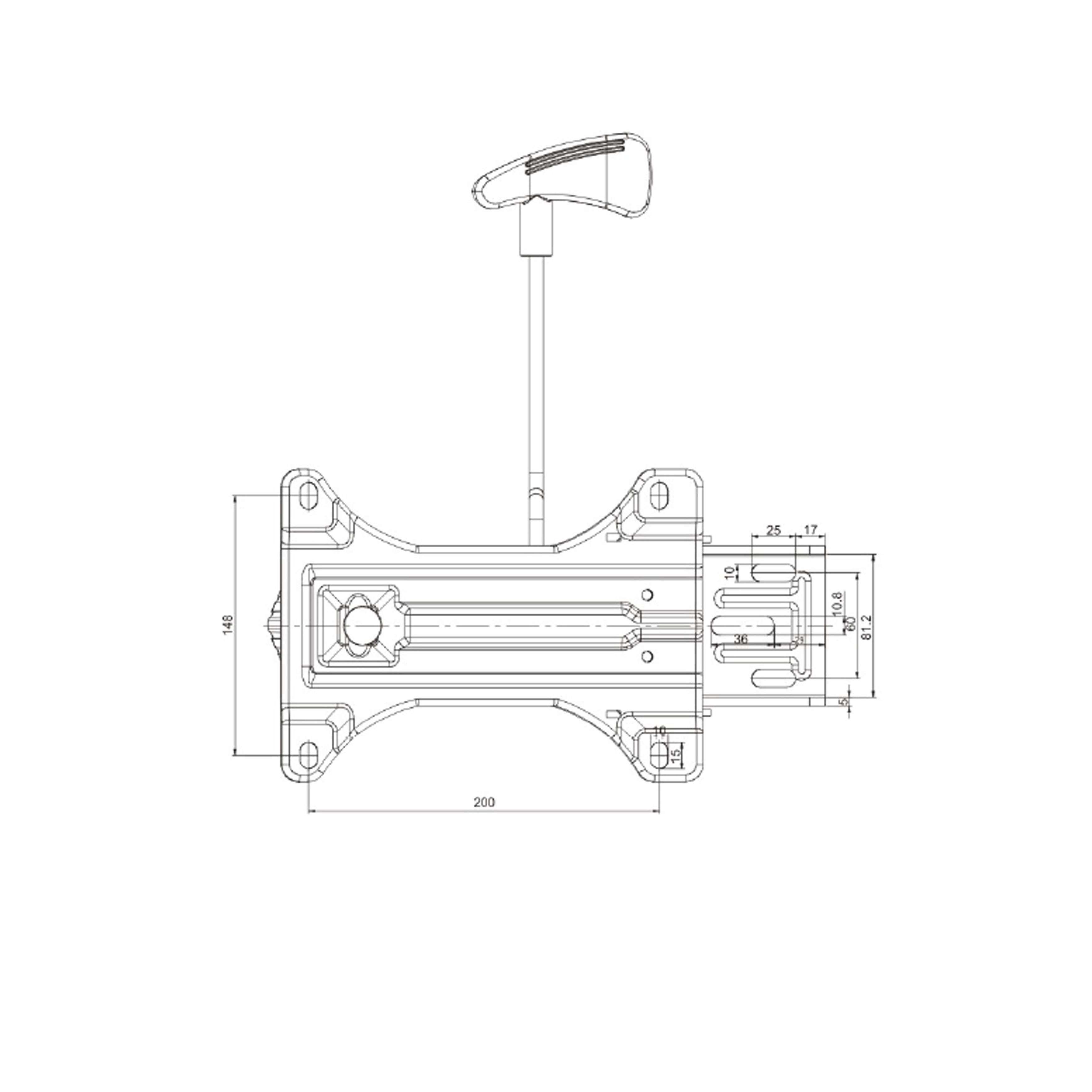 Office Chair Spare Parts Simple Synchron Tilt Mechanism