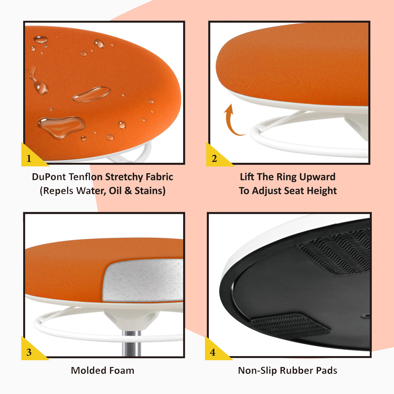 Ergonomic modern office furniture tool chair