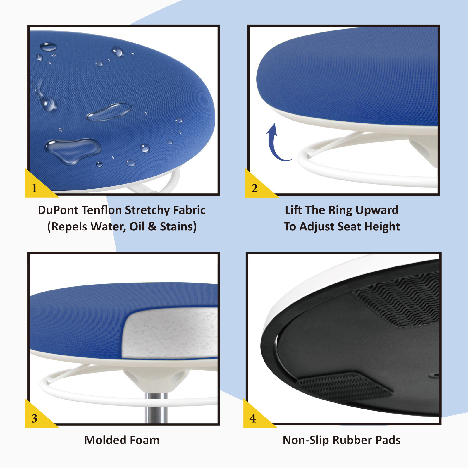 Back Care Stool Active and Rotating swivel chair living room