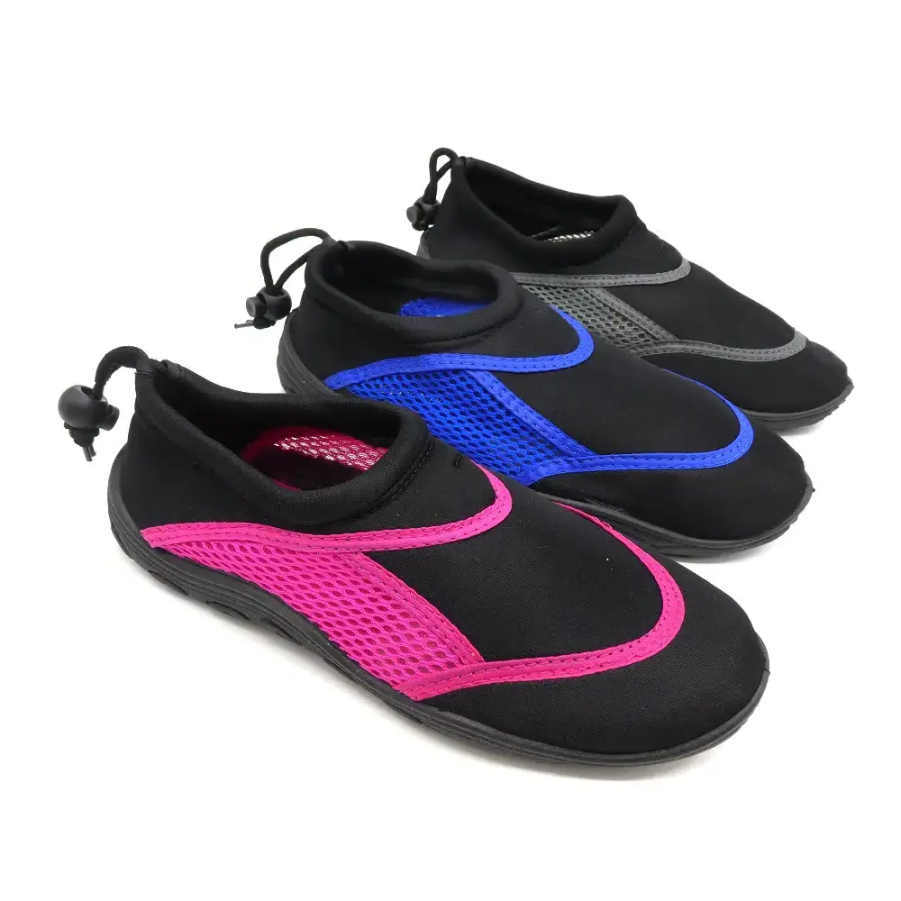 Factory Wholesale Aqua Beach Water Shoes Quick-Drying Lycra Upper Comfortable Lightweight Children Sand Walking Barefoot Closed