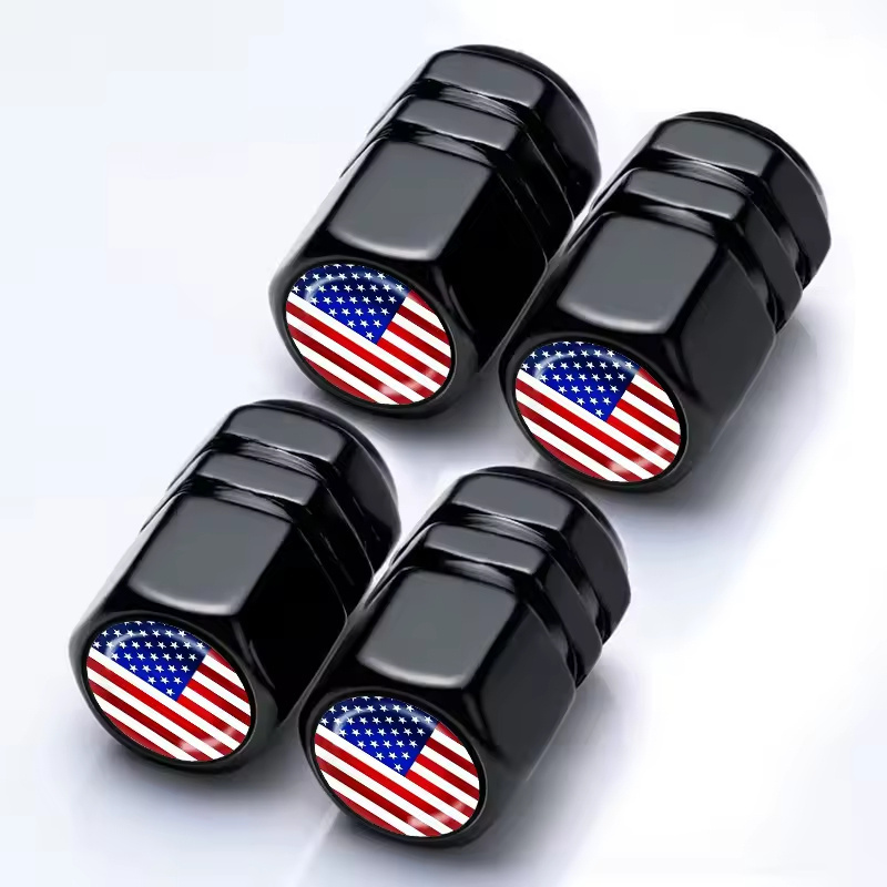 colorful metal Tire Valve Caps Car motorcycle bike Valve Stem Covers custom logo Wheel Rim Valve Caps