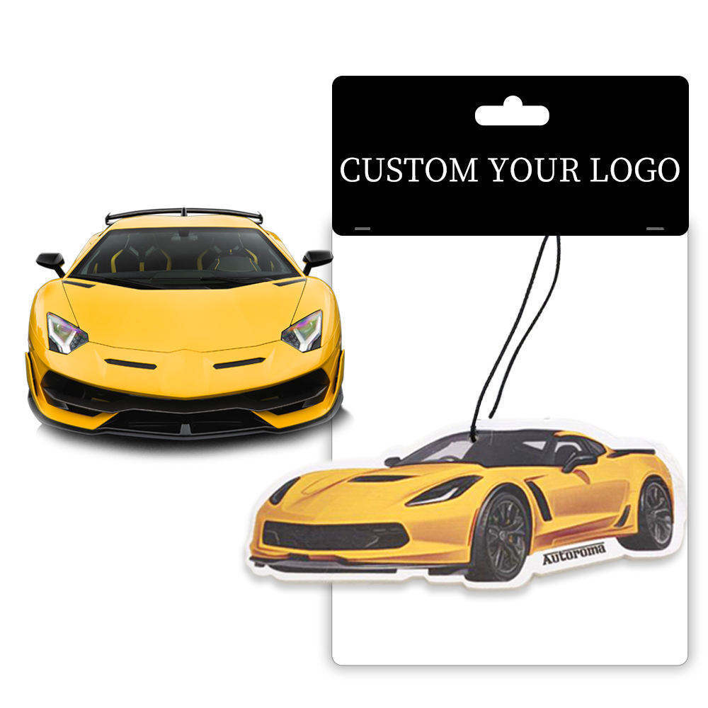 Constellation Logo Printing Custom Paper Auto Car Sublimation Air Freshener Custom personalized car smell air freshener