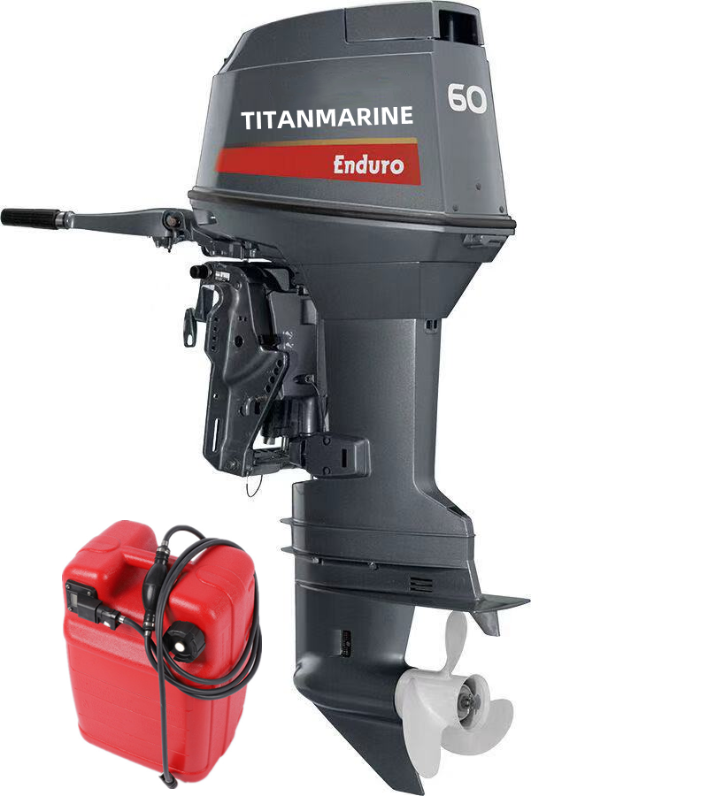 2 Stroke 60hp outboard motor long shaft manual start boat engine for sale