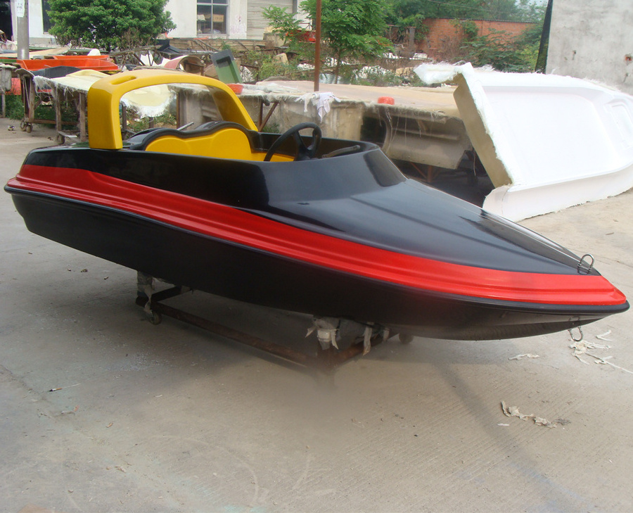 3.2m Fiberglass high speed Motor jet Boat with CE Certification not include outboard  motor