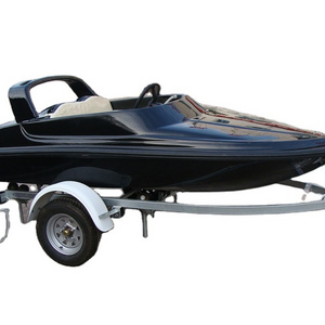 3.2m Fiberglass high speed Motor jet Boat with CE Certification not include outboard  motor