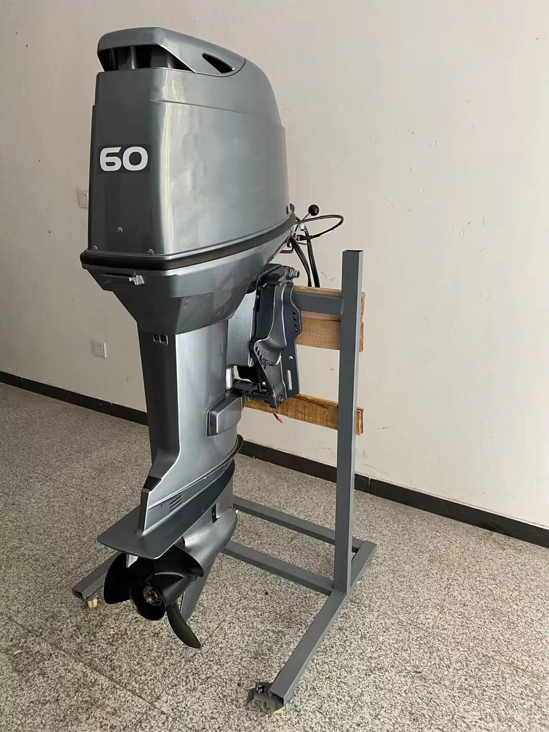 2 Stroke 60hp outboard motor long shaft manual start boat engine for sale