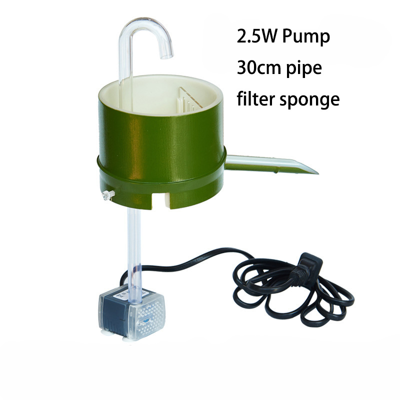 Aquarium Filter Bamboo Shaped Small Top Mounted Fish Tank Water Filter External 3 In 1 Fish Tank Filter