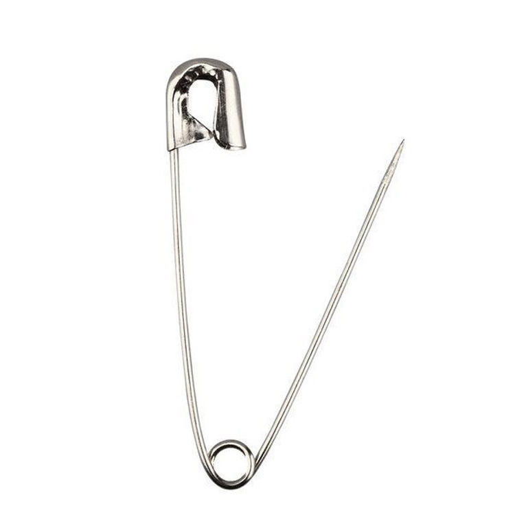 Small Large Stainless Steel Diaper Pins Designer Brooches And Safety Pins Assorted Bulk Decoration Lapel  For Clothes Metal Pins