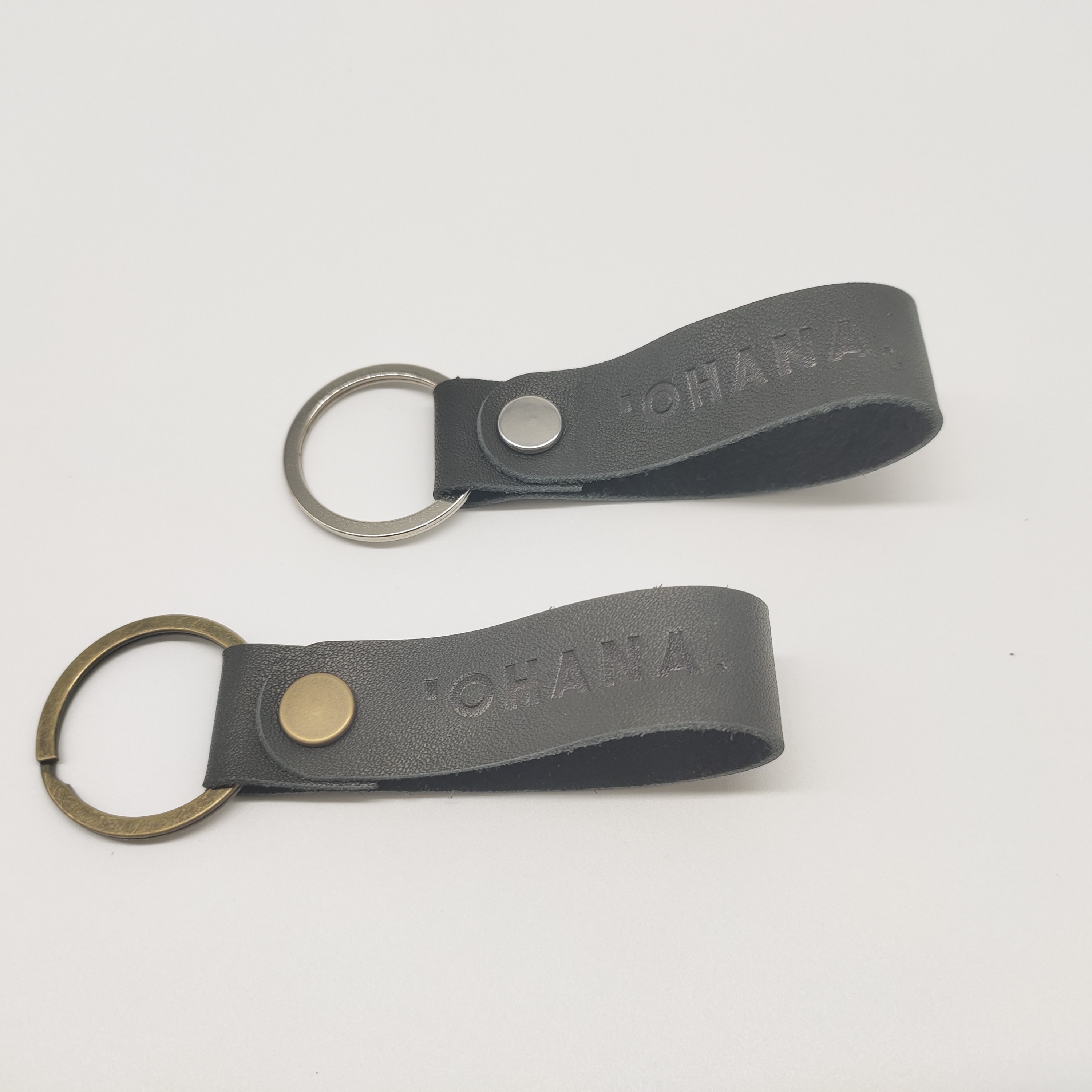 Handmade Key Holder Personalized Wholesale Leather Key Chain Leather Key chain with Custom Debossed Logo