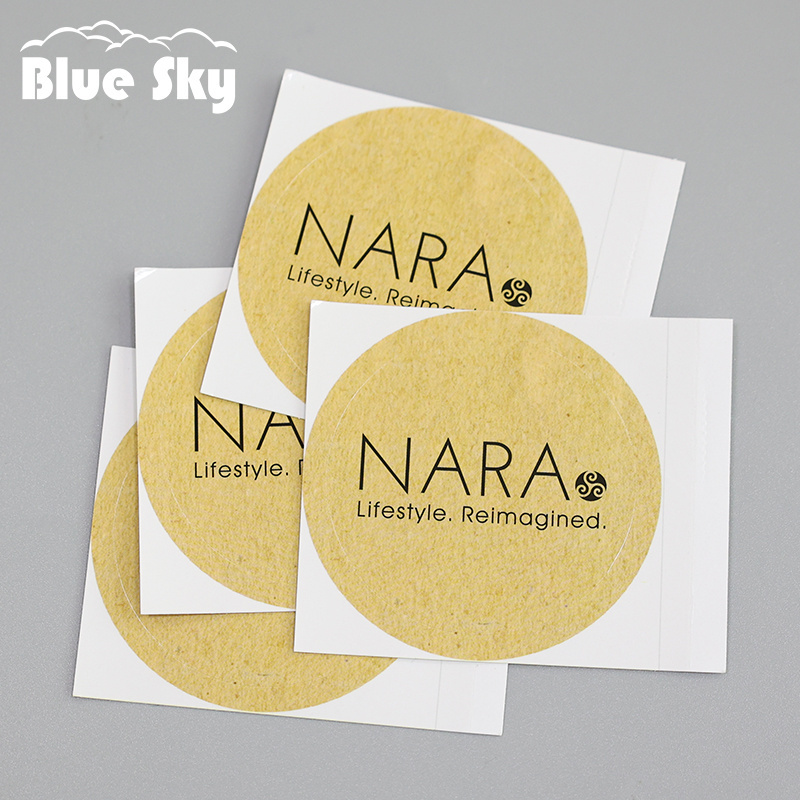 Custom Logo vinyl stickers Printing machine Labels Clear Gold Foil Die Cut Self Adhesive Private Brand Sticker