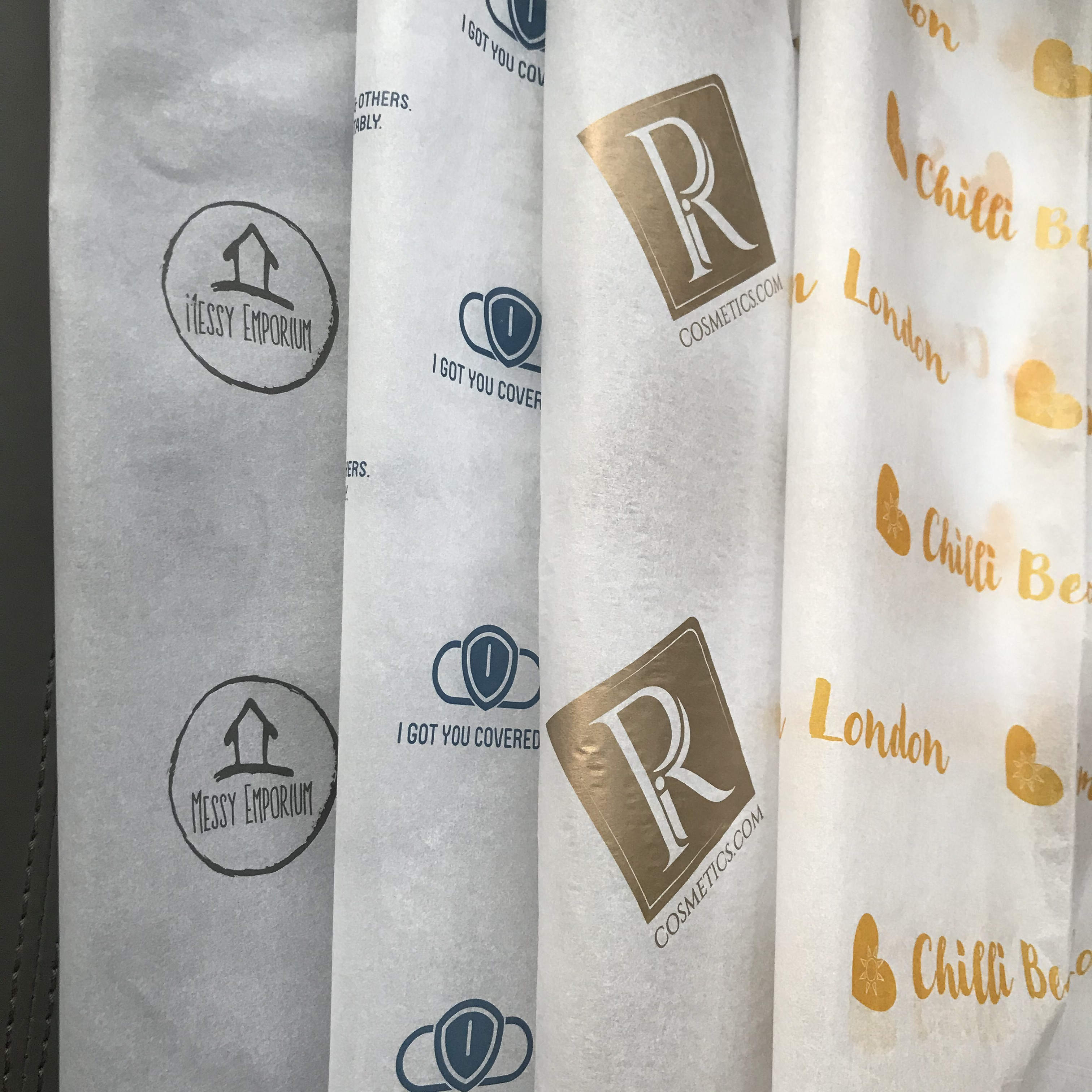 Custom logo Recycled tissue paper for packaging shoes and clothing in box, wrapping paper