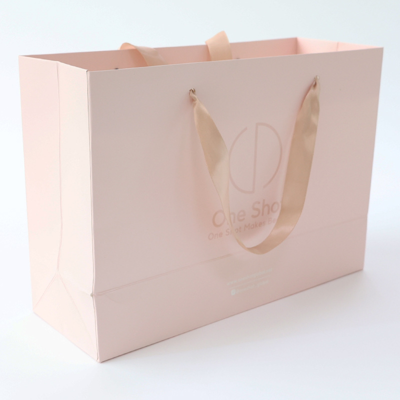 Custom Printed Your Own Logo cardboard packaging White Brown Black Kraft Gift Craft Shopping Paper Bag With Handles