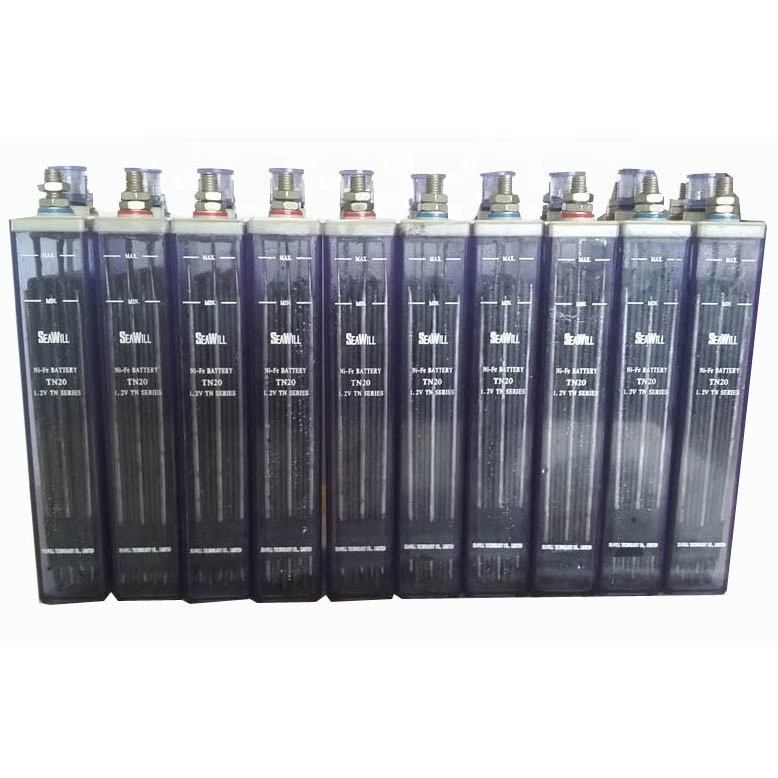 Rechargeable nickel iron battery 1.2v 20Ah ni-fe battery