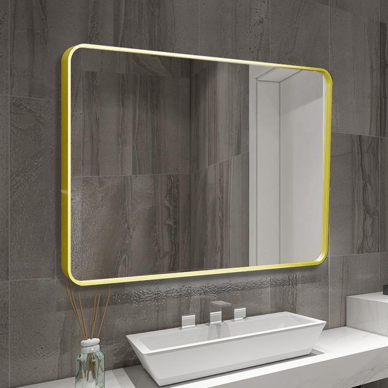 Wall Mounted Make Up Mirror Bathroom Mirror With frame Smart Led Light Mirror For Bathroom