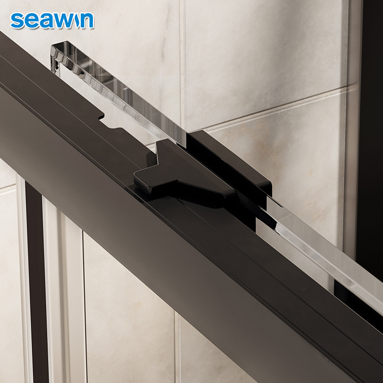 Seawin Latest Framed Tempered Glass Shower Room With Silding Shower Door