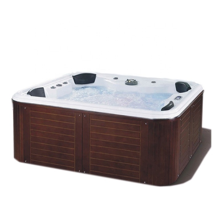 Garden Outdoor Hottub Massage Corner Whirlpool Balboa Hot Tub Swim Spa