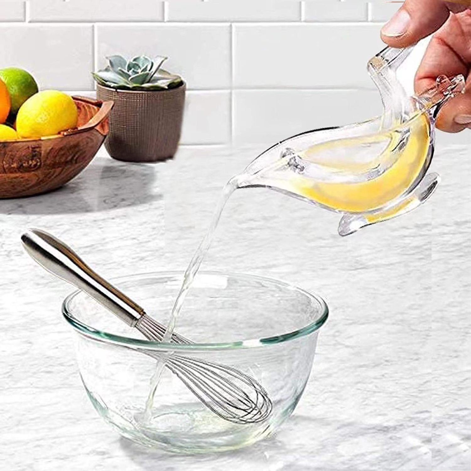 Seaygift New Kitchen Tools Lime Squeezer Acrylic Crystal Manual Juicer Exprimidor De Limon Clear Bird Lemon Squeezer