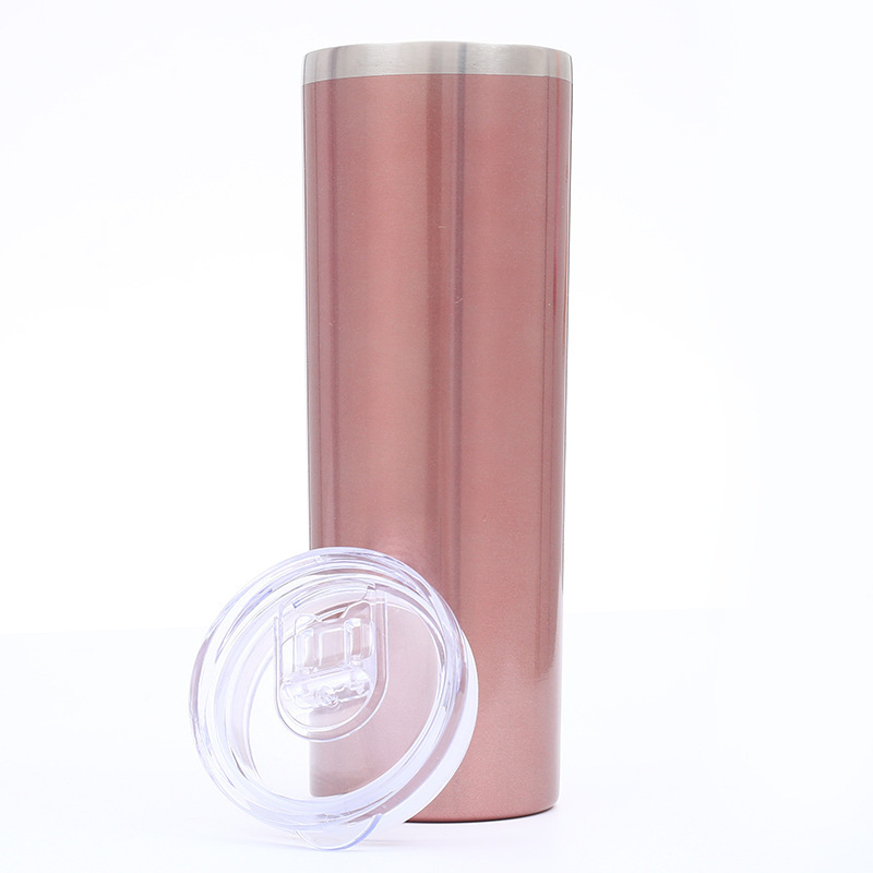 Seaygift Wholesale Colorful Double Wall Vacuum Insulated Travel Tumbler Cup 20oz Stainless Steel  skinny Tumbler With Lid